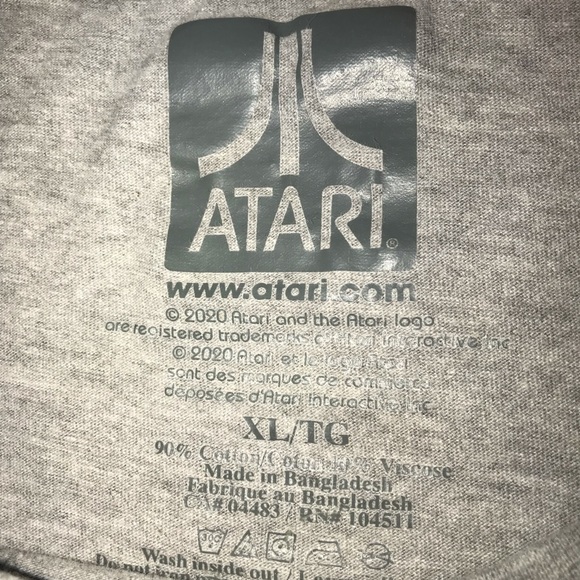 Atari T-Shirt Gray Mens Size XL - Picture 4 of 6